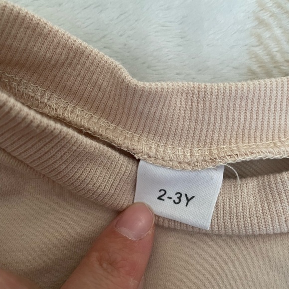 Big Bro Beige Sweatshirt with patches - Picture 2 of 3